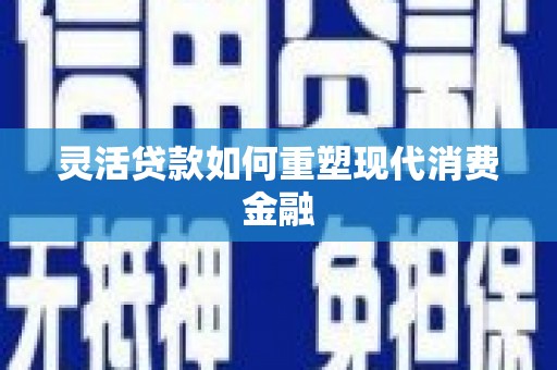 大名灵活贷款如何重塑现代消费金融