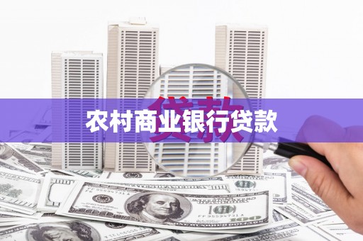 海盐农村商业银行贷款