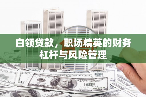 阳春白领贷款，职场精英的财务杠杆与风险管理