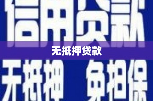牟定无抵押贷款
