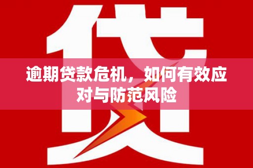 霍城逾期贷款危机，如何有效应对与防范风险