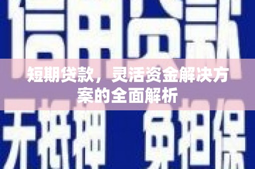 云浮短期贷款，灵活资金解决方案的全面解析
