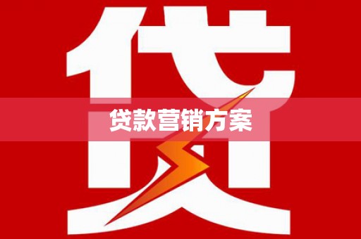 龙陵贷款营销方案