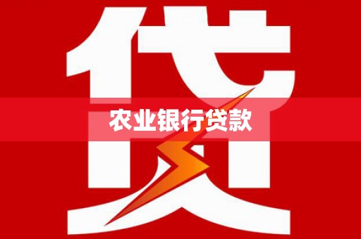 鹿野农业银行贷款