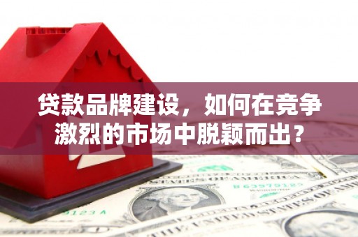 延津贷款品牌建设，如何在竞争激烈的市场中脱颖而出？