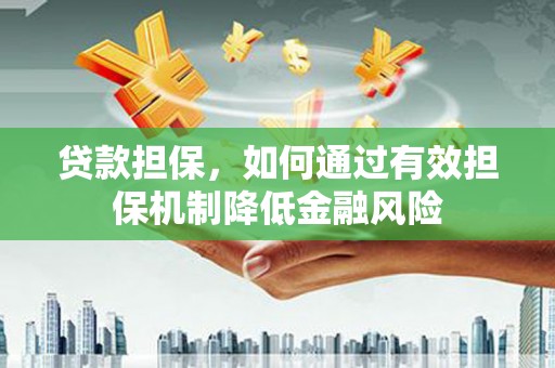 武强贷款担保，如何通过有效担保机制降低金融风险