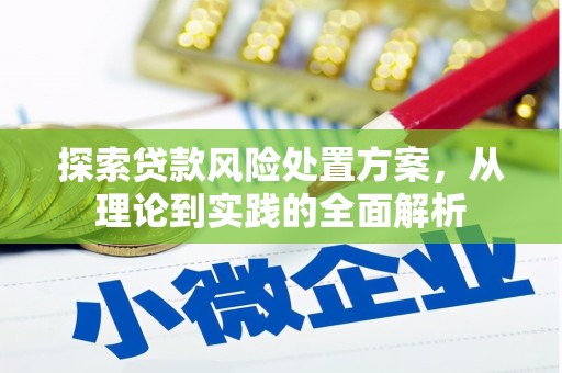 成安探索贷款风险处置方案，从理论到实践的全面解析