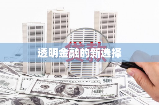 济宁透明金融的新选择